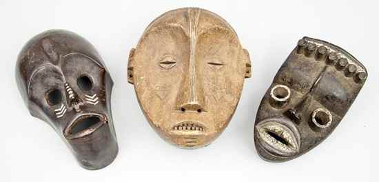 Appraisal: A group of four masks second half th century one