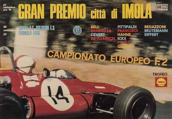 Appraisal: ANONYMOUS GRAN PREMIO citta di IMOLA photograph in colours cond