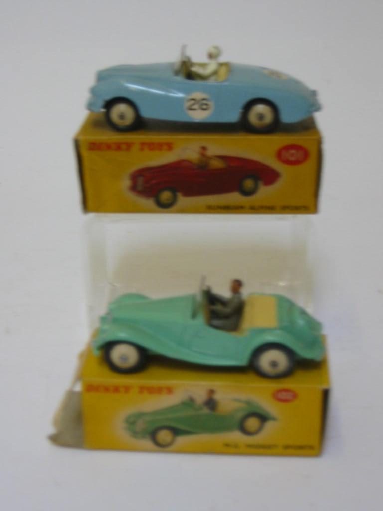 Appraisal: Sunbeam Alpine Sports pale blue and cream G Midget light