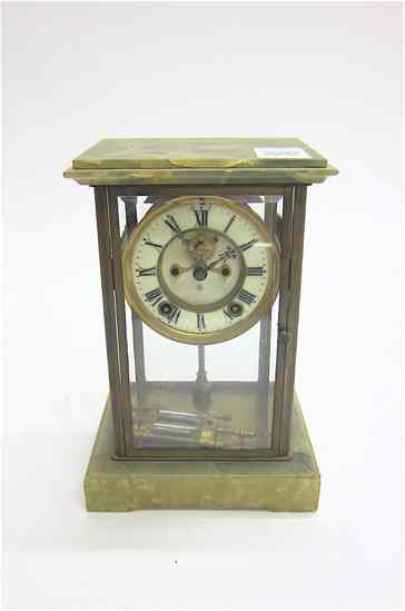 Appraisal: AN AMERICAN CRYSTAL REGULATOR CLOCK Ansonia Clock Co New York