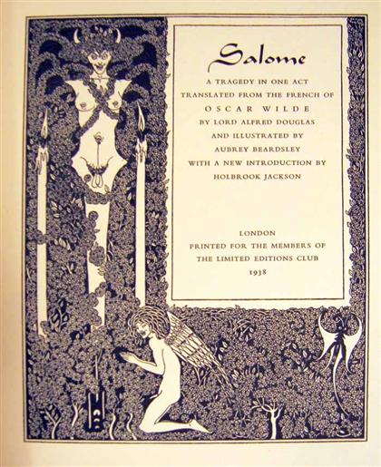 Appraisal: vols Limited Editions Club of New York Wilde Oscar Salome