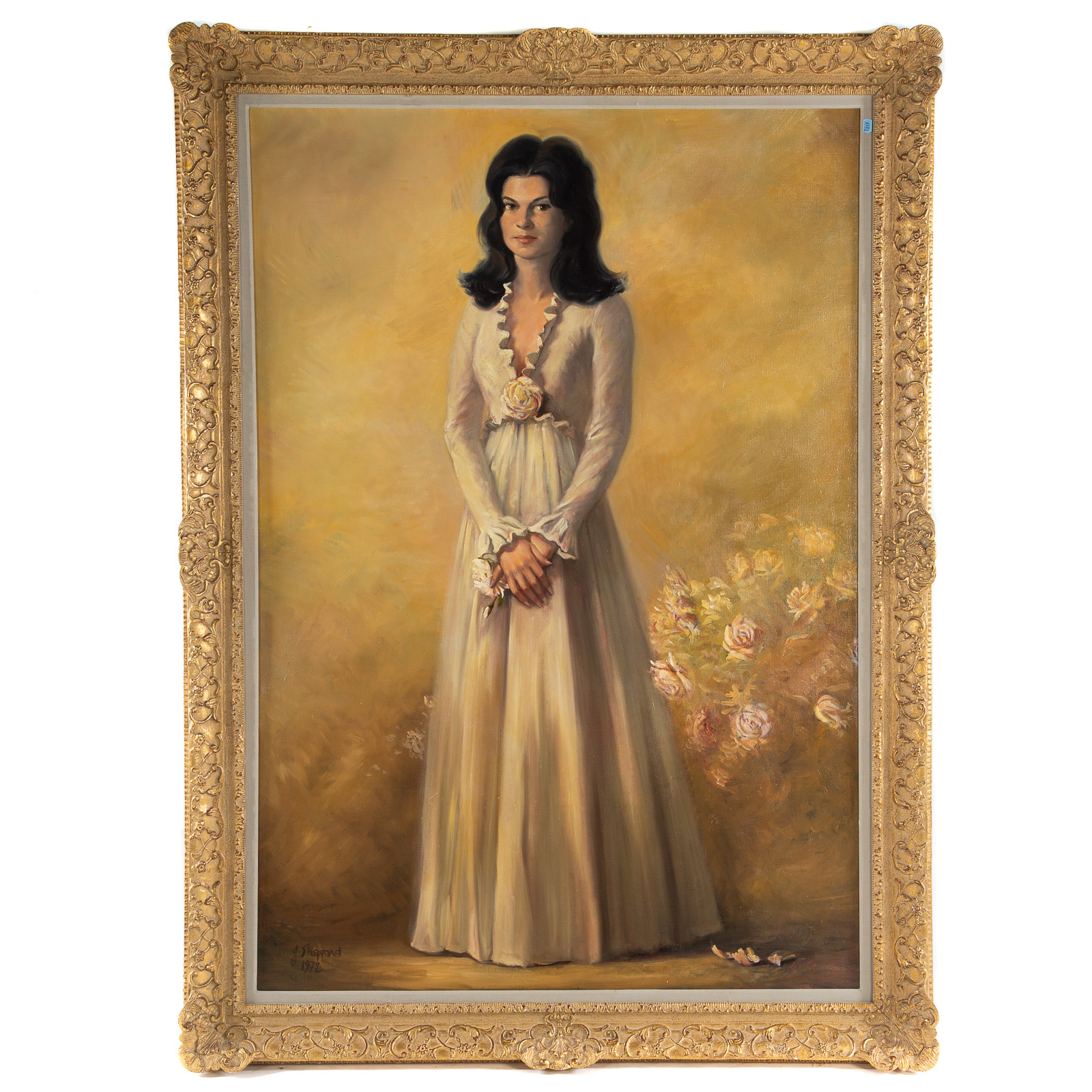 Appraisal: JOSEPH SHEPPARD PORTRAIT OF JEAN LUSKIN OIL American b Oil