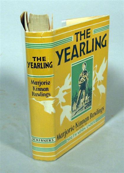 Appraisal: vol Rawlings Marjorie Kinnan The Yearling New York Charles Scribner's