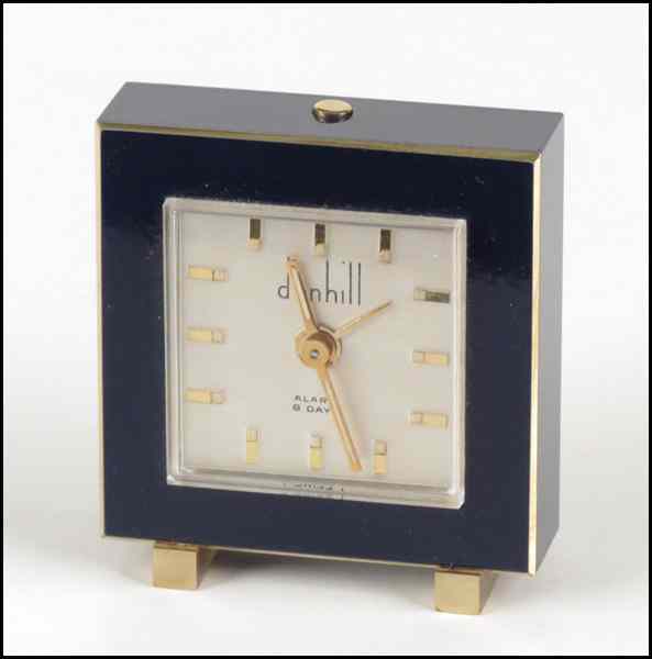 Appraisal: DUNHILL ENAMEL DAY TRAVEL CLOCK '' x '' Condition No