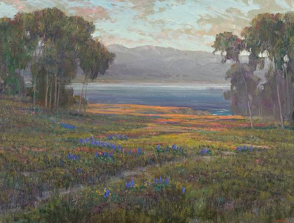 Appraisal: William Dorsey born California Wildflowers along the Coast signed 'Wm