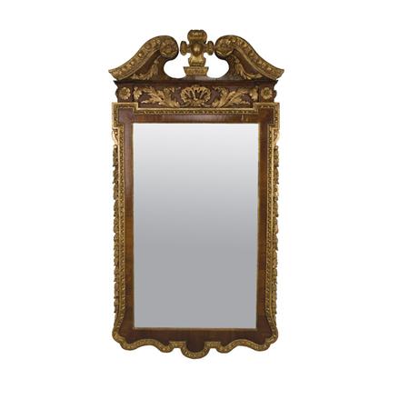 Appraisal: George II Parcel Gilt Mahogany Mirror Estimate -