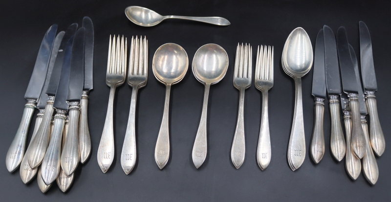 Appraisal: STERLING Dominick Haff Mayflower Flatware Set Dominick Haff 'Mayflower' sterling