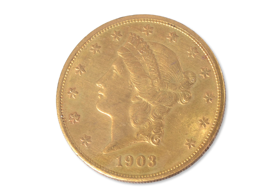 Appraisal: LIBERTY HEAD US GOLD COIN Ungraded grams