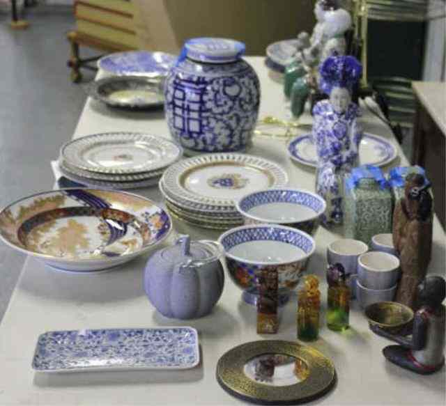 Appraisal: Mostly th Century Asian Porcelain LotApproximately items including plates bowls