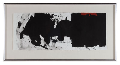 Appraisal: Robert Motherwell American - Black With No Way Out edition