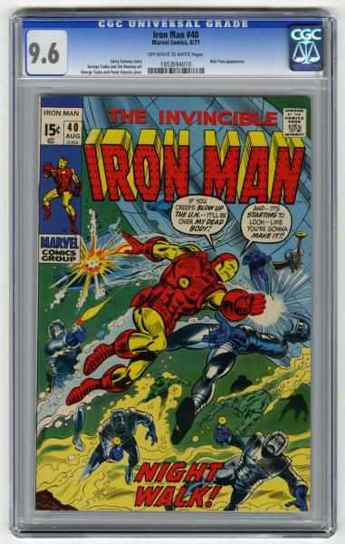 Appraisal: Iron Man CGC Marvel Comics Click for full description