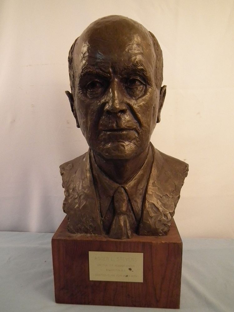 Appraisal: BRONZE BUST SIGNED COHEN Large old bronze bust on wood