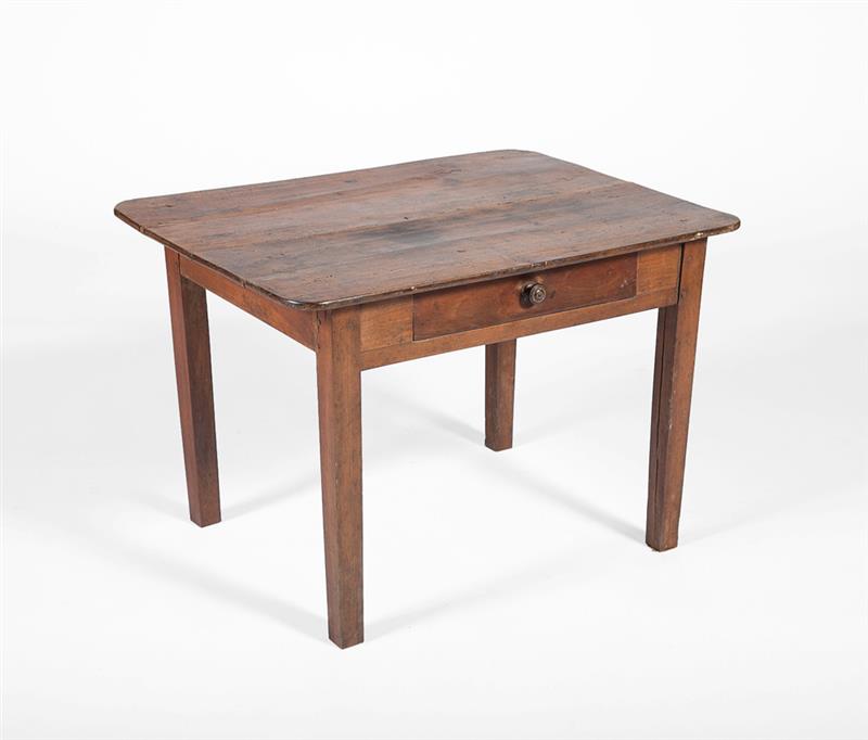 Appraisal: Provincial Walnut Low Table With one drawer x x in