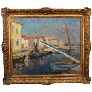 Appraisal: G Bricard French th C Pont De Breson Martigues G