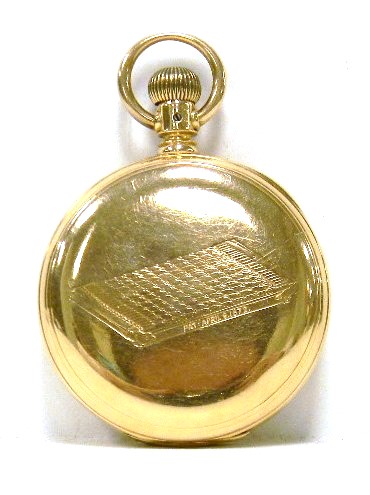 Appraisal: JEWELRY Hunting case A W Co Waltham pocket watch stamped