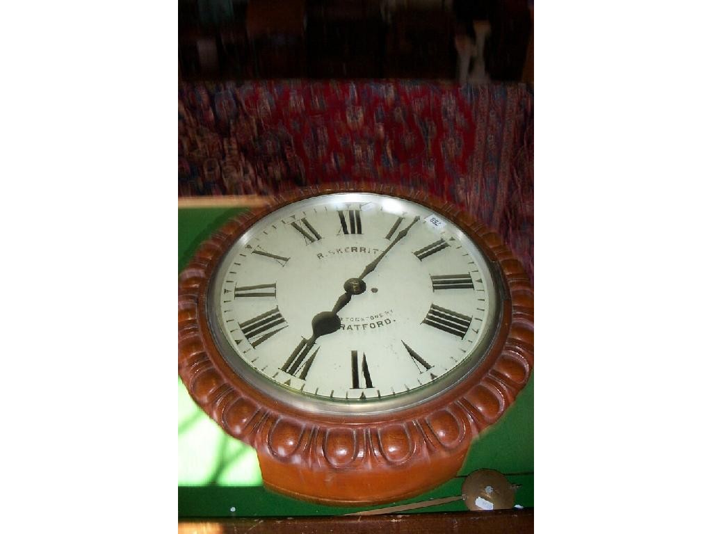 Appraisal: A late th century dial clock the dial set within