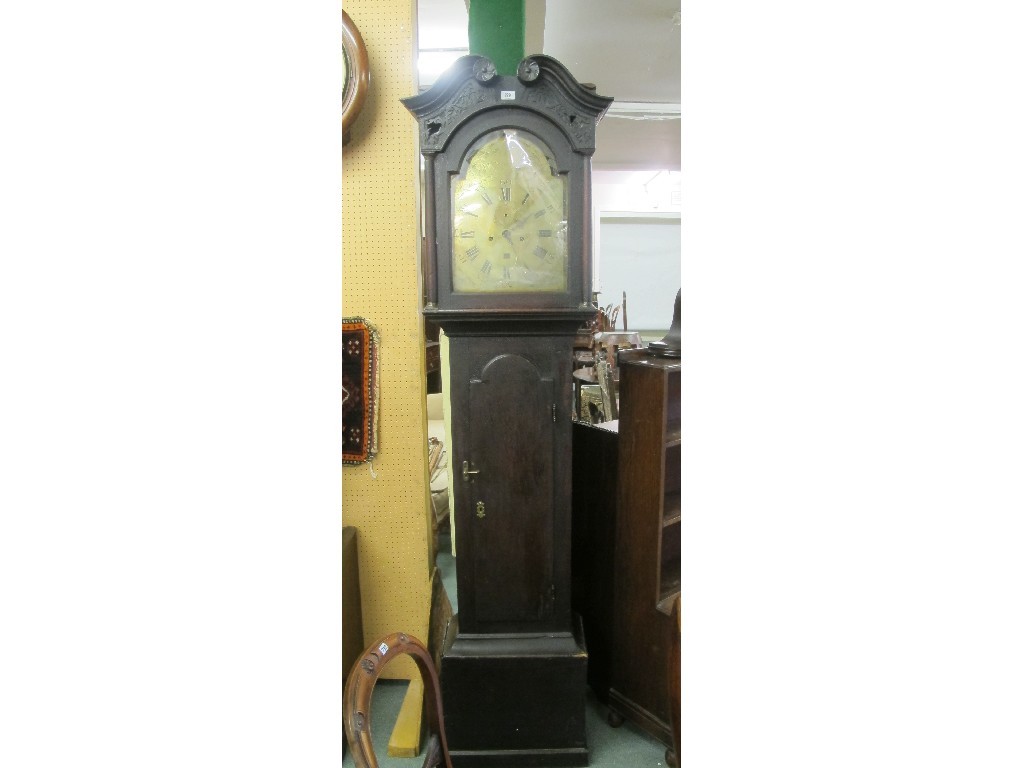 Appraisal: Georgian longcase clock with brass dial named Robert Melvill Stirling