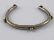 Appraisal: An Ethiopian silver bangle approx cm internal width gms