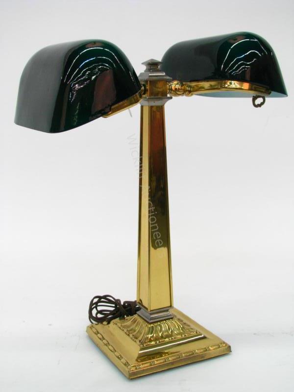 Appraisal: An antique Emeralite lamp model Type C Desk Lamp with