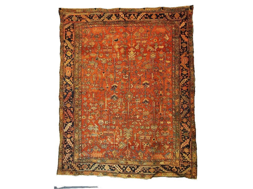 Appraisal: Persian Heriz village carpet st quarter th century