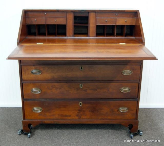 Appraisal: Antique c 's Mahogany Secretary Desk - BureauFrom a generation