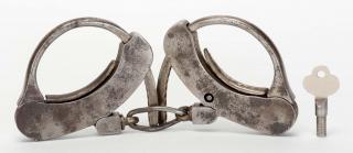 Appraisal: Maltby Trigger Handcuffs Waterbury Conn Mattatuck Mfg early twentieth century