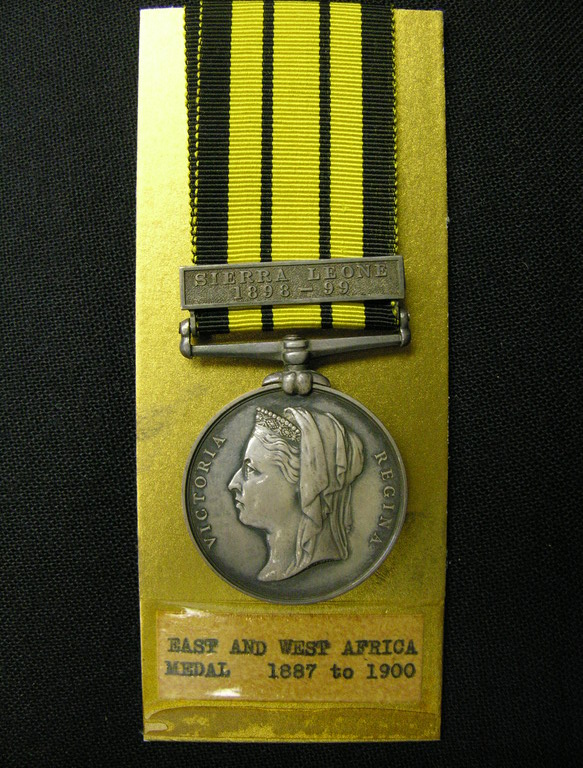 Appraisal: BRITISH E AND W AFRICA MEDAL - Awarded to Pte