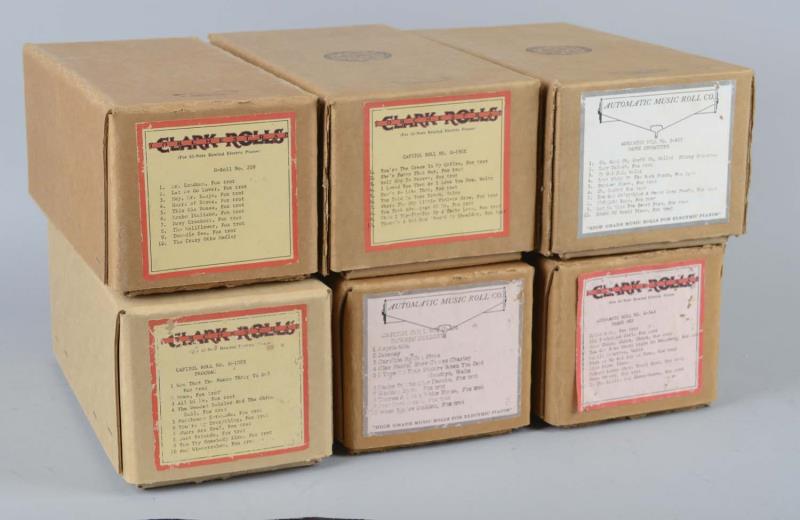 Appraisal: Lot Of G-Style Note Player Piano Rolls G X Each