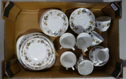 Appraisal: A collection of Royal Doulton Larchmont design teaware to include