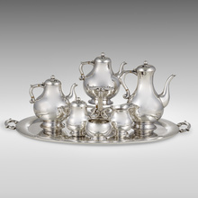 Appraisal: H ctor Aguilar SIX-PIECE TEA AND COFFEE SERVICE WITH TRAY