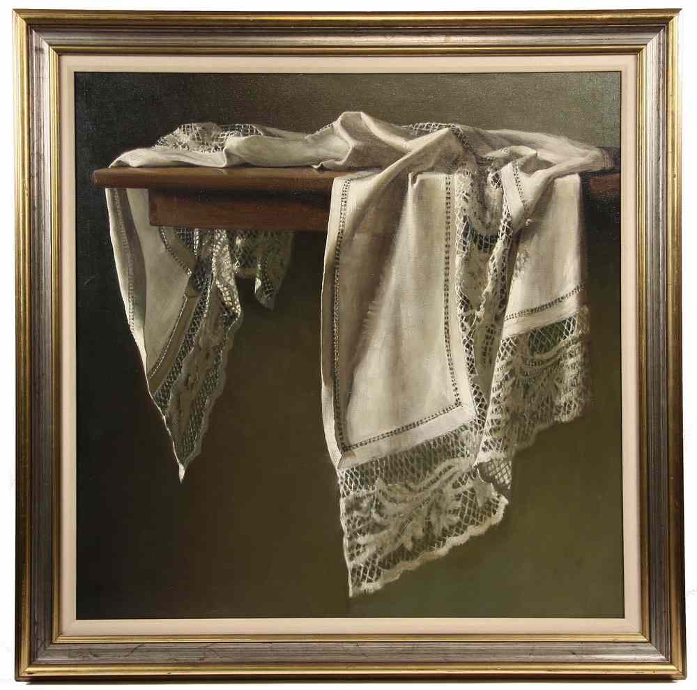 Appraisal: OOC - 'Linen and Lace' by Helen van Wyck signed