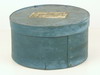 Appraisal: PANTRY BOX - Round Robin's Egg Blue painted pantry box