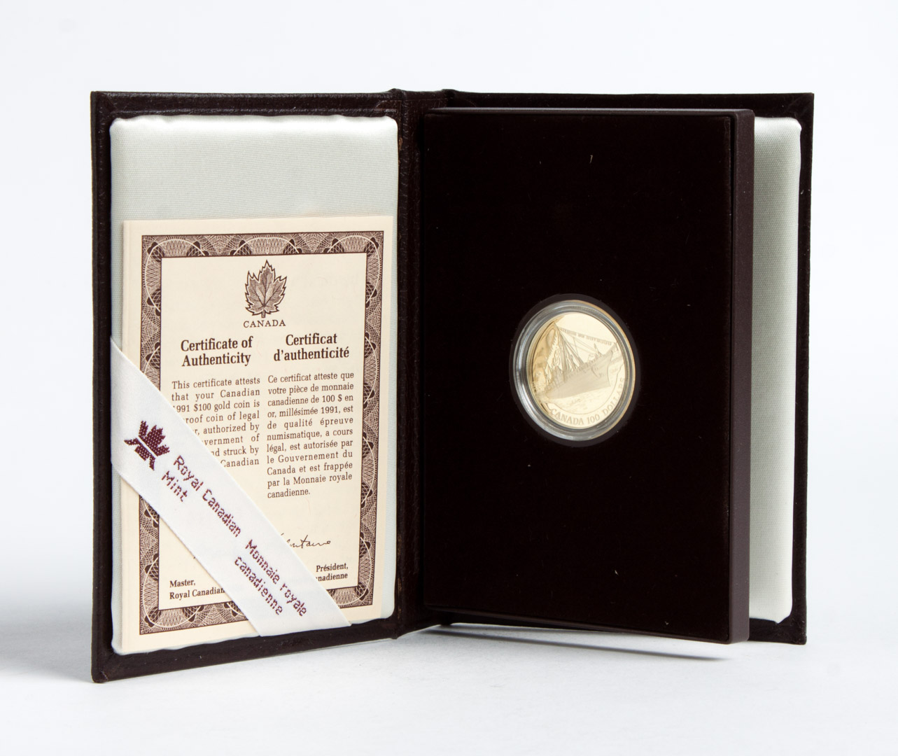 Appraisal: Canada Commemorative gold Pacific Trade Proof in original box