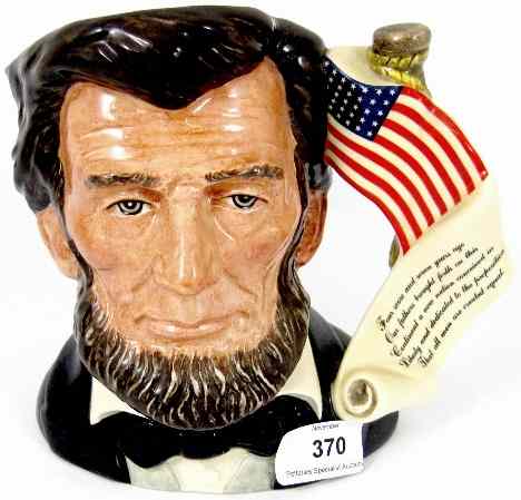 Appraisal: Royal Doulton large Character Jug Abraham Lincoln D limited edition