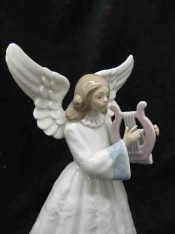 Appraisal: Lladro Porcelain Figurine of an Angel ''Heavenly Harpist'' limited edition