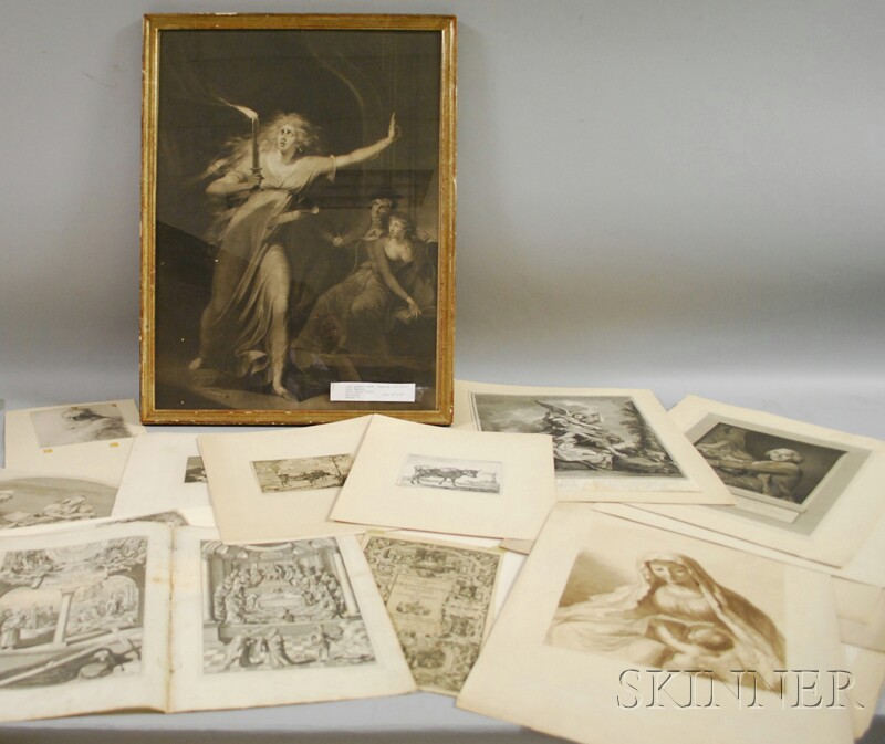 Appraisal: European School Mostly th Century Lot of Twenty-six Works on