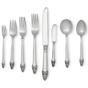 Appraisal: An American Silver Flatware Service Gorham Mfg Co Providence RI