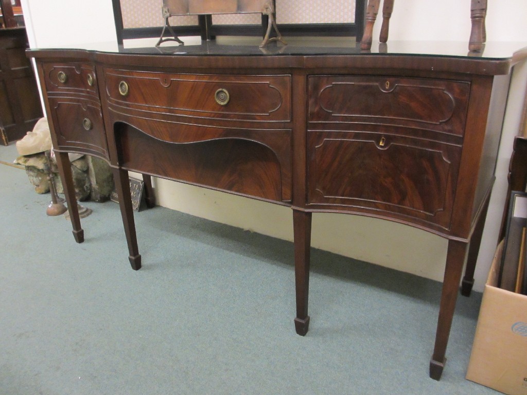 Appraisal: Reproduction Georgian style sideboard