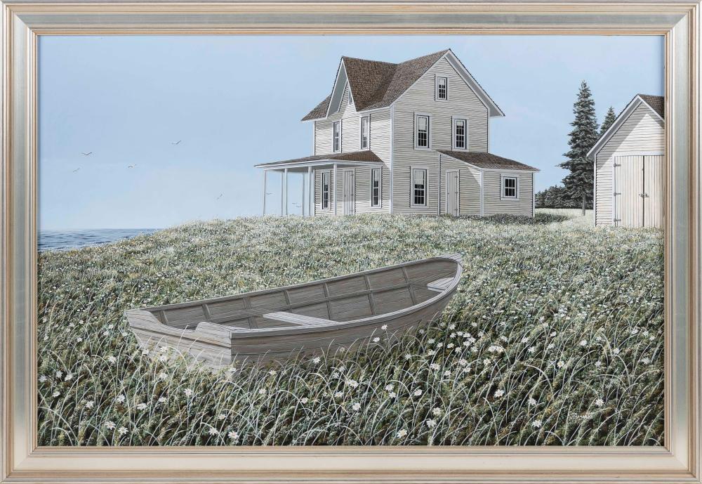 Appraisal: JAMES H CROMARTIE NANTUCKET MASSACHUSETTS B HOUSE AND ROWBOAT IN