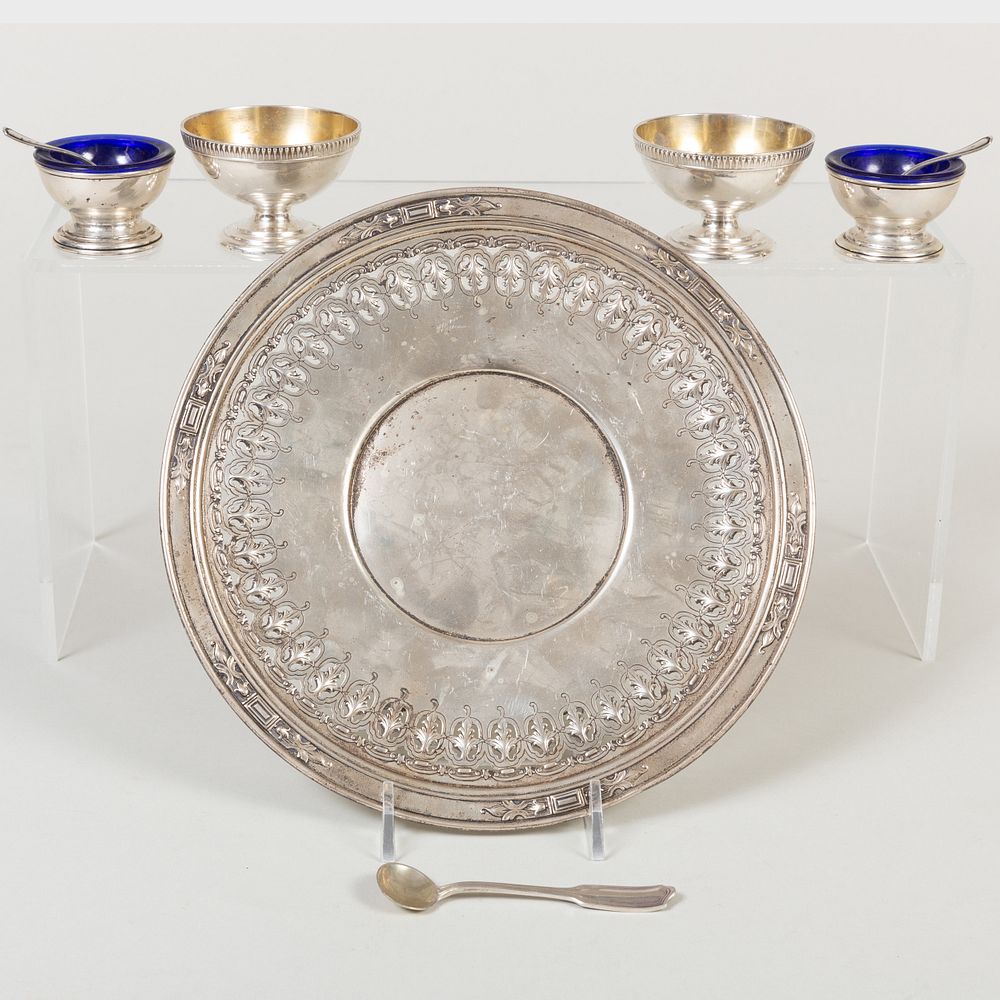 Appraisal: Group of American Silver Condiment Articles Each marked 'Sterling' Comprising