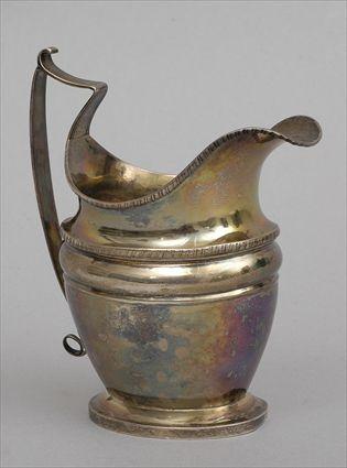 Appraisal: AMERICAN SILVER CREAMER BY IAMES MCMULLEN Impressed I McMullen above