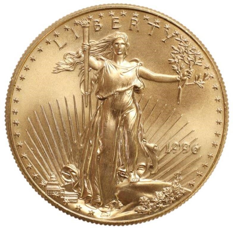 Appraisal: United States dollar one-ounce gold bullion coin