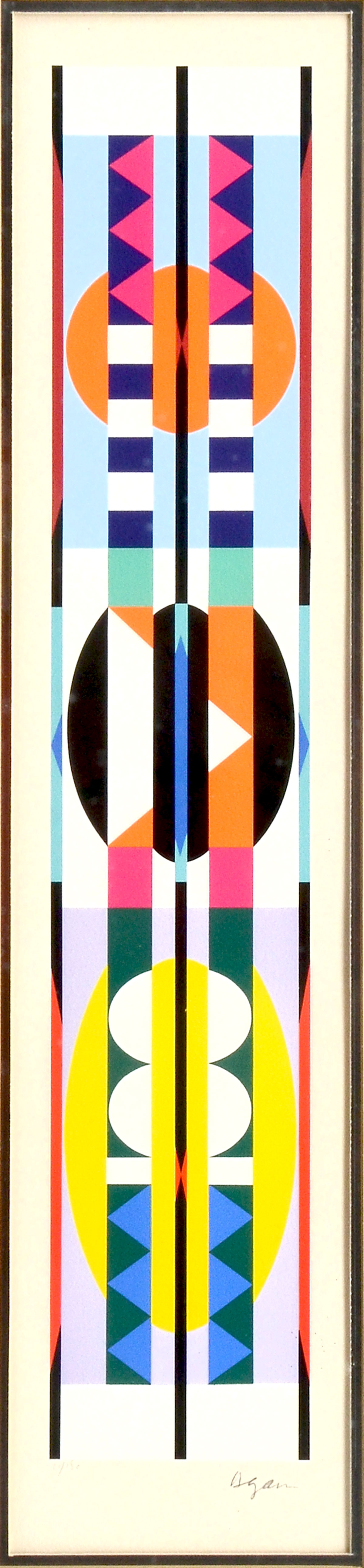 Appraisal: AGAM Yaakov New York Israel France b - Vertical Geometric