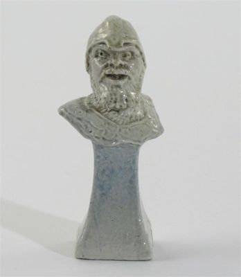 Appraisal: A Martin Brothers stoneware pawn chess piece by Robert Wallace