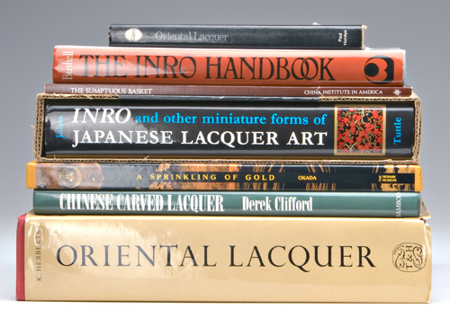 Appraisal: ORIENTAL LACQUER ART BOOKS Inro and Other Miniature Forms of