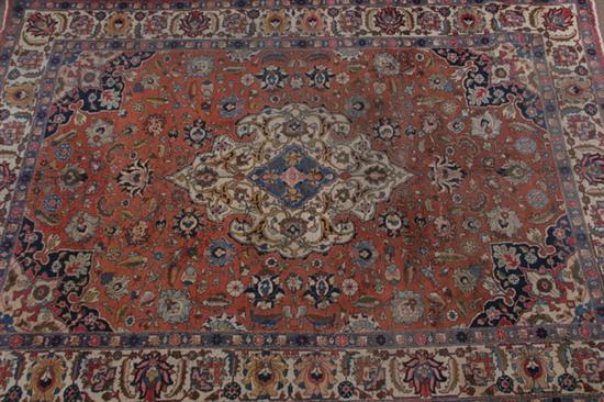 Appraisal: TABRIZ RUG ft in x ft in