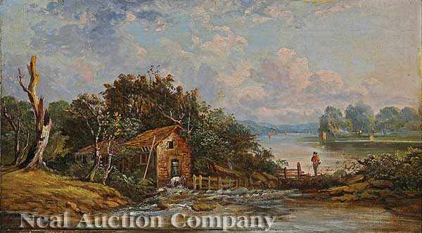 Appraisal: Walter Heath Williams British - The Mill Pond oil on