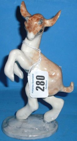 Appraisal: Royal Doulton Jumping Goat HN Designed By R Schorr restored