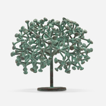 Appraisal: Douglas Ihlenfeld BRONZE TREE bronze copper h dia in cm