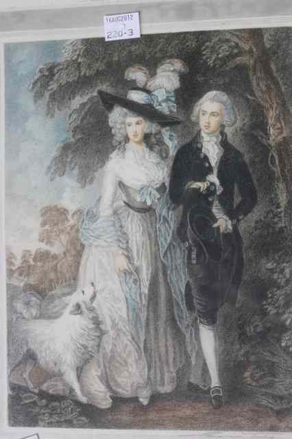 Appraisal: After GainsboroughA coloured lithograph published by Henry Graves in original